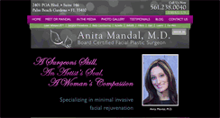 Desktop Screenshot of mandalplasticsurgery.com